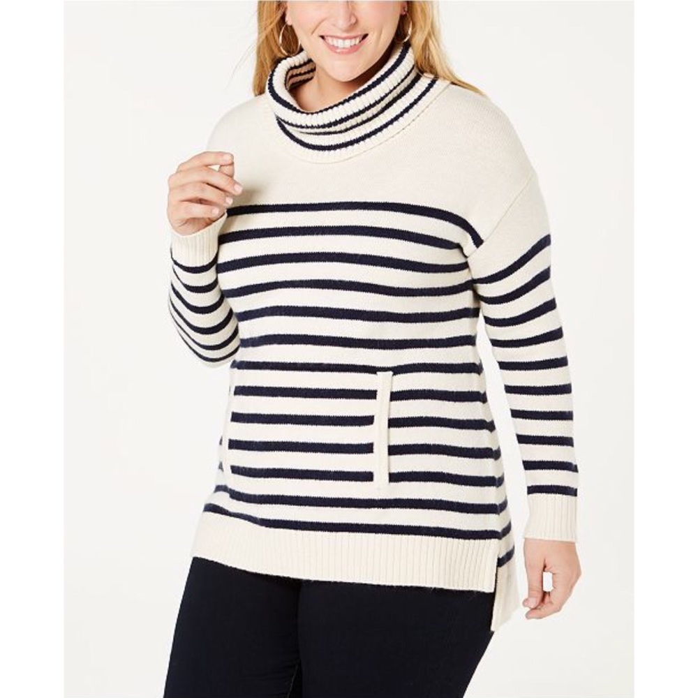 NWOT Charter Club Plus Size Cowl Neck Sweater